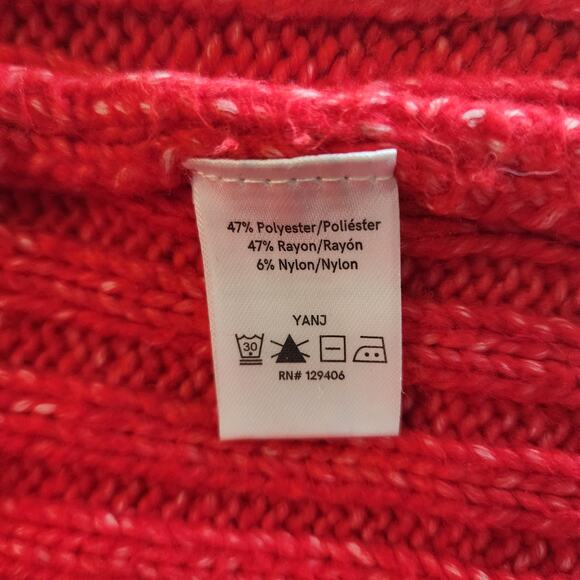 Venus Quarter Zip Sweater Rhinestone Zipper Pull Size XL - Picture 6 of 8